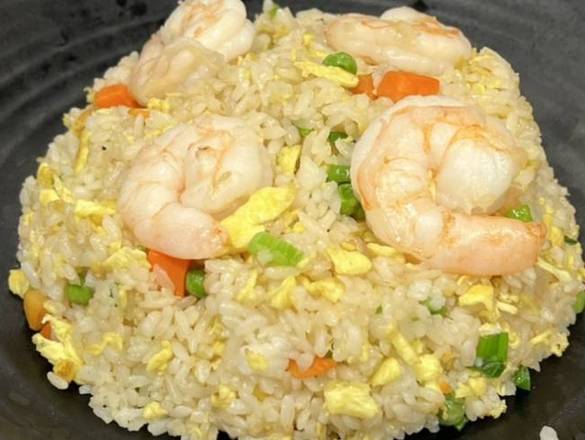 Order 25# Shrimp Fried Rice 虾仁炒饭 food online from Beijing Noodle House 同顺面馆 store, Lake Forest on bringmethat.com