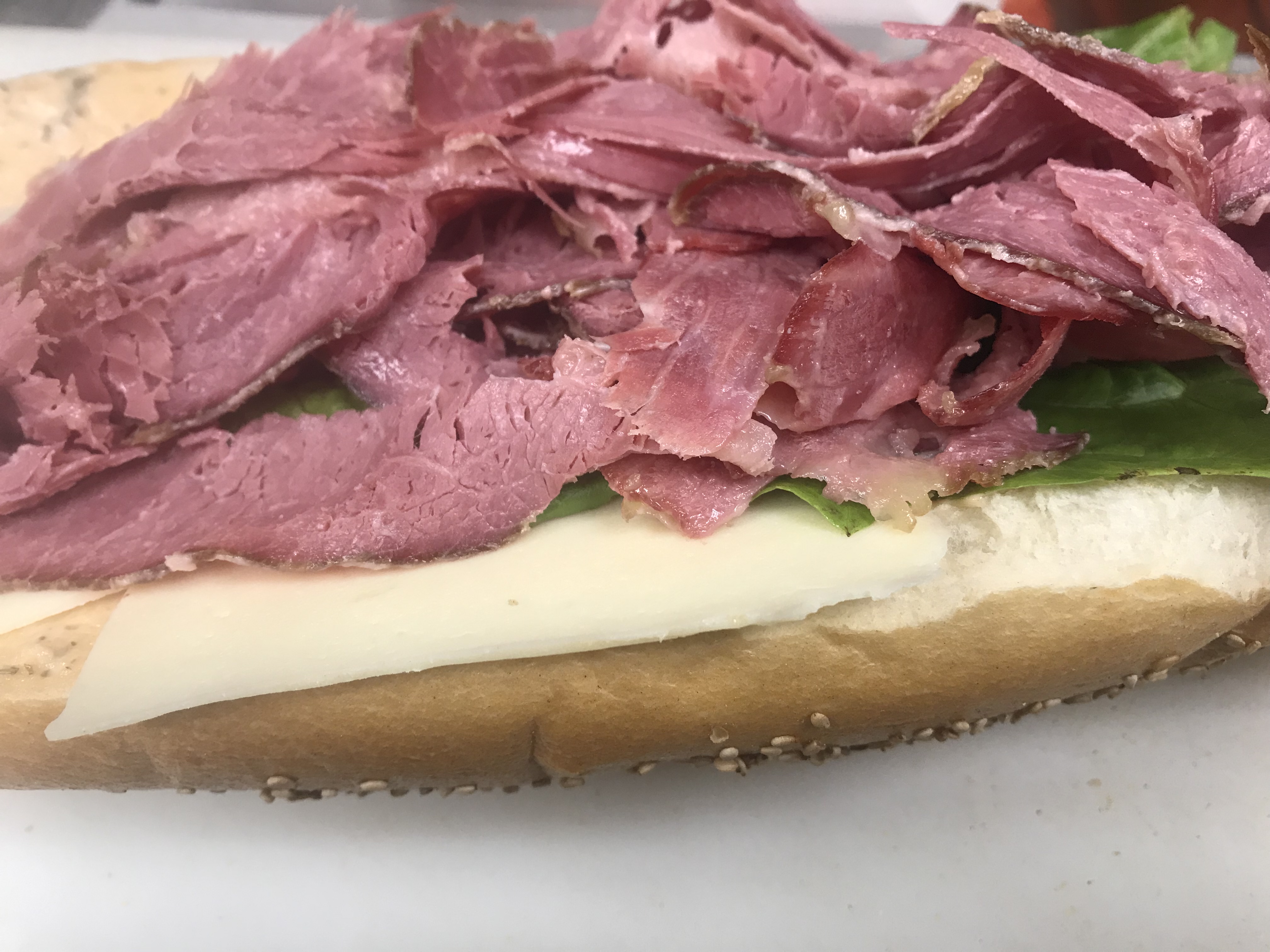 Order Albert's Corn Beef Hoagie food online from Lennie Hoagies store, Philadelphia on bringmethat.com