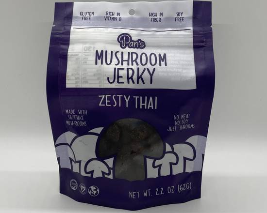 Order Pan's Mushroom Jerky Zesty Thai  food online from Raw Cane Superjuice store, Los Angeles on bringmethat.com