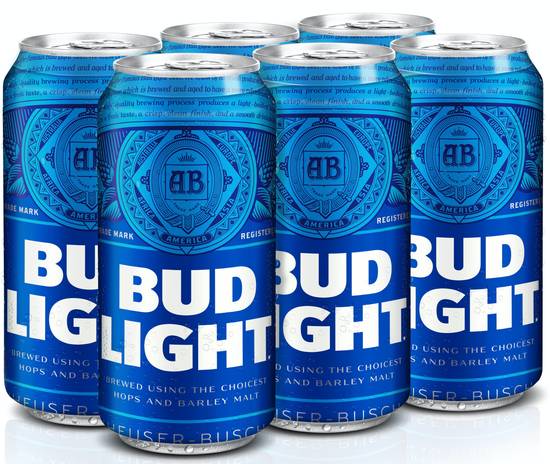 Order Budweiser Bud Light 6 Pack food online from Red Roof Market store, Lafollette on bringmethat.com