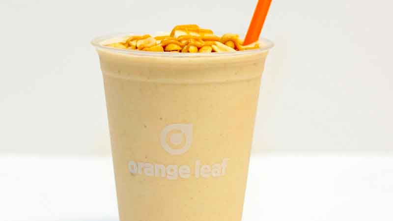 Order Peanut Butter Protein Power Smoothie food online from Orange Leaf Frozen Yogurt store, Lexington on bringmethat.com