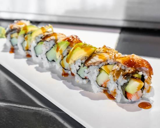 Order Dragon Roll food online from Stir Fry Cafe store, Knoxville on bringmethat.com