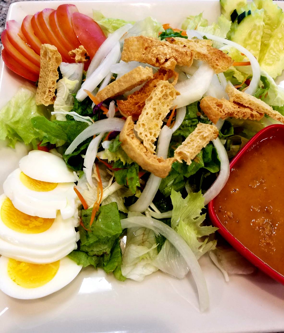 Order 24. Thai Salad food online from Sizzling Wok store, Long Beach on bringmethat.com