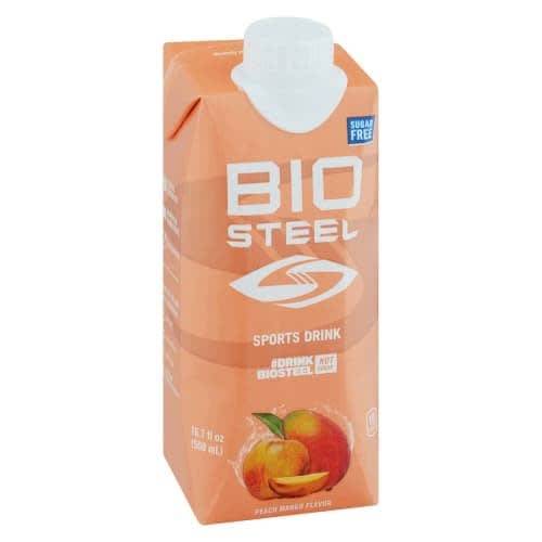 Order Biosteel · Sugar Free Peach Mango Sports Drink (16.7 fl oz) food online from Mesa Liquor store, Mesa on bringmethat.com