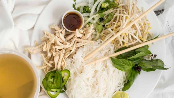 Order 40. Pho Ga Thit Trang food online from Pho Golden Star store, Falls Church on bringmethat.com
