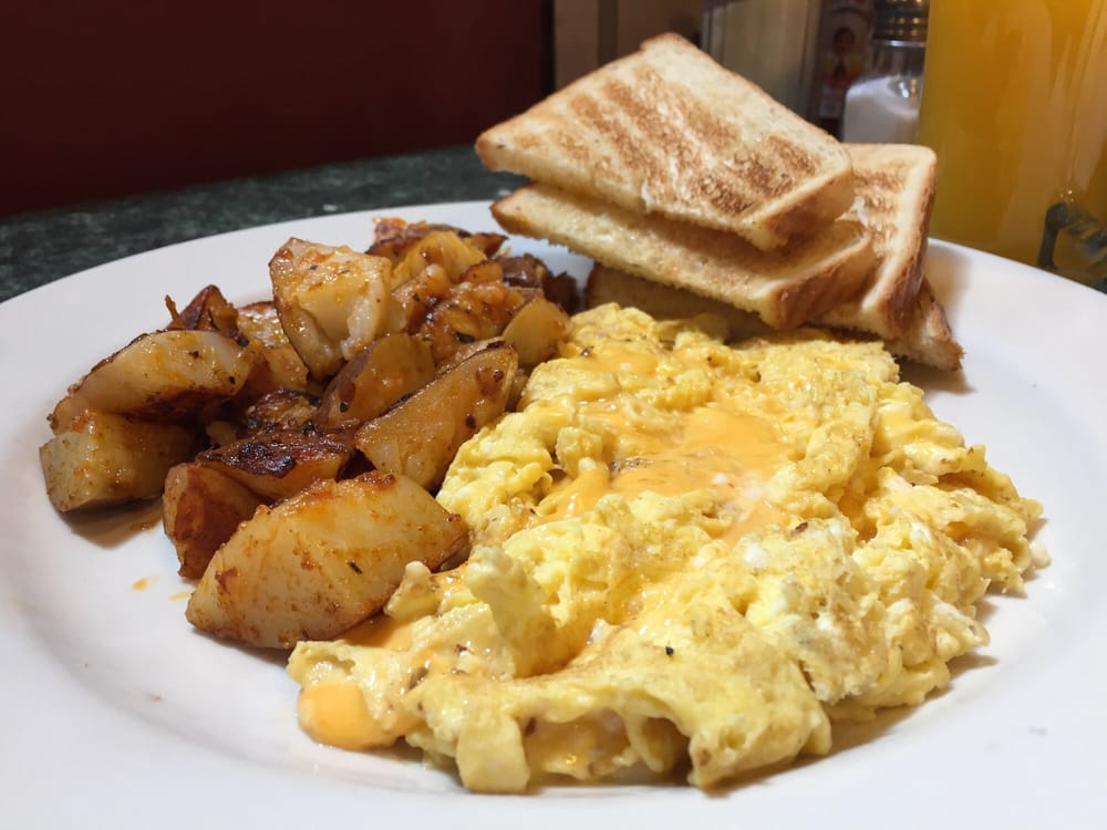 Order Cheesy Scramble food online from Royal Donut Cafe store, Burlingame on bringmethat.com