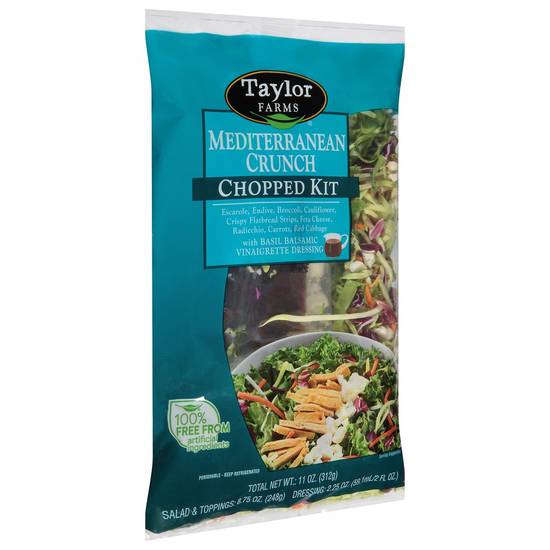 Order Taylor Farms · Mediterranean Crunch Chopped Salad Kit (11 oz) food online from Albertsons store, Eugene on bringmethat.com