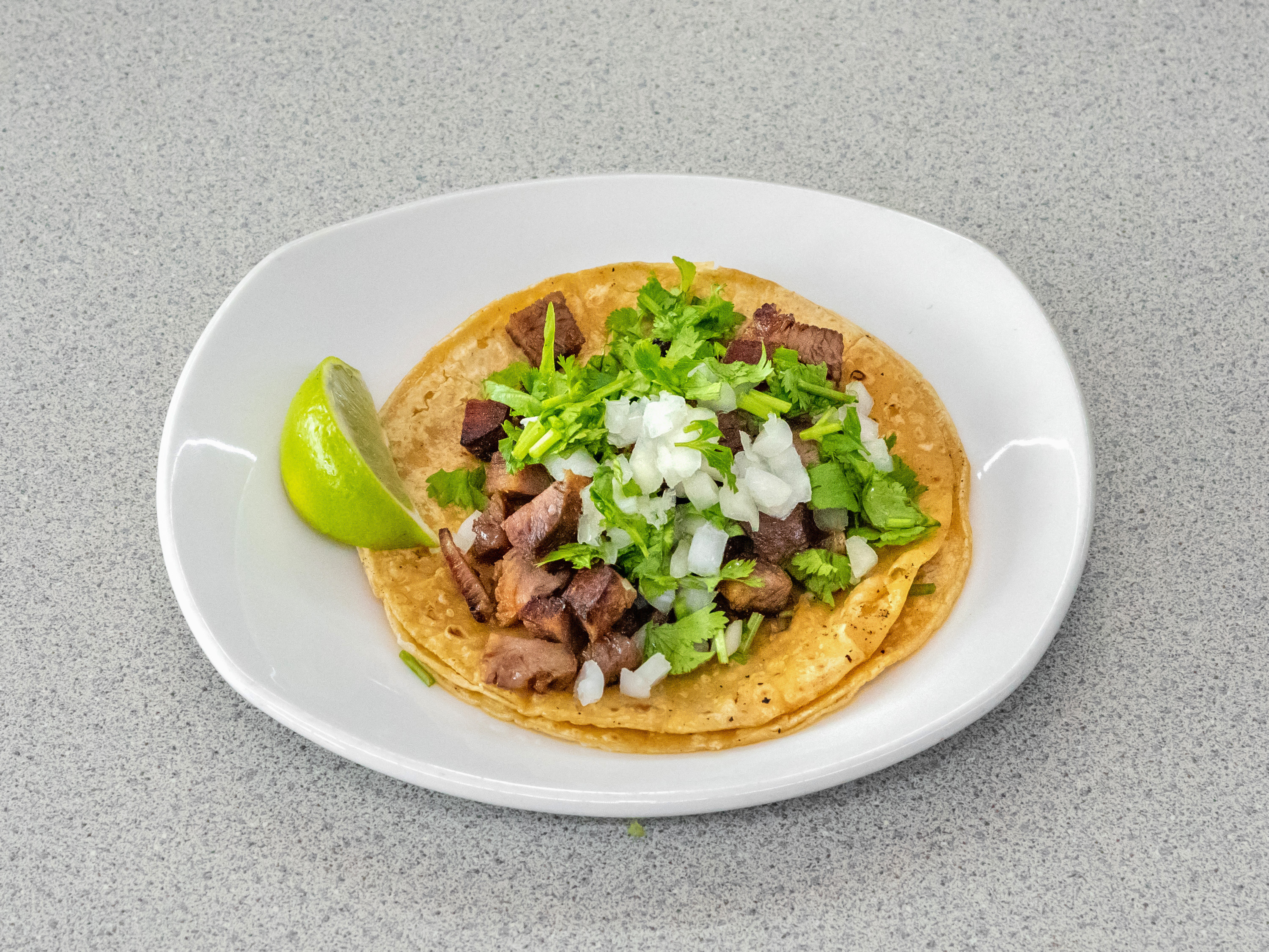 Order Lengua Taco food online from Luna Mexican Rotiserrie store, Louisville on bringmethat.com