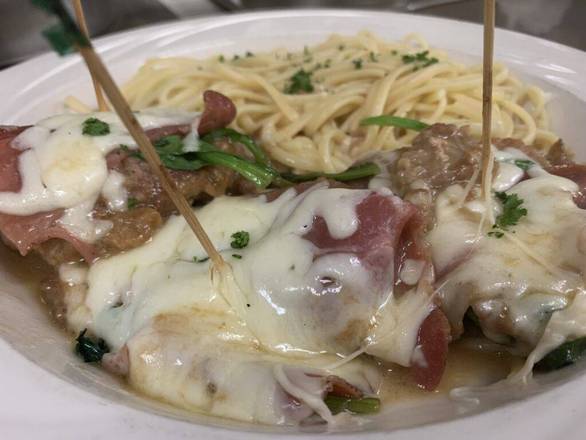 Order Veal Saltimbocca food online from Nonno Pizza & Family Restaurant store, Moosic on bringmethat.com