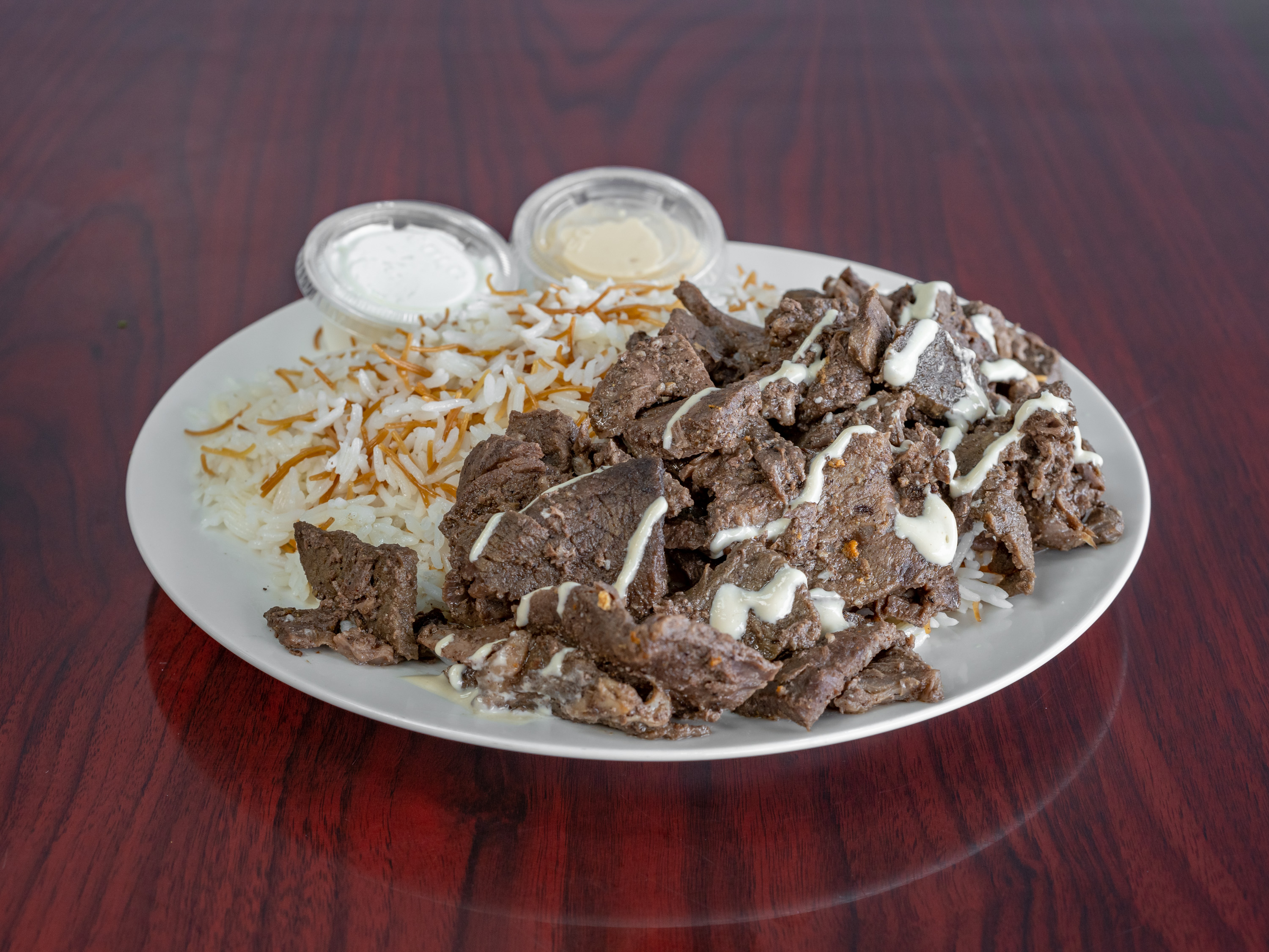 Order Beef Shawarma food online from Kabob Grill store, Shelby Charter Township on bringmethat.com