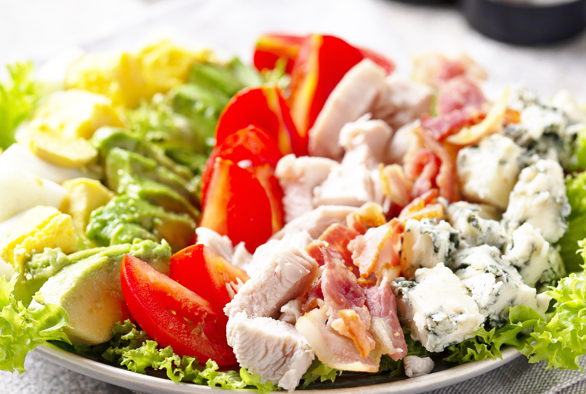 Order Cobb Salad food online from Green Cafe store, New York on bringmethat.com