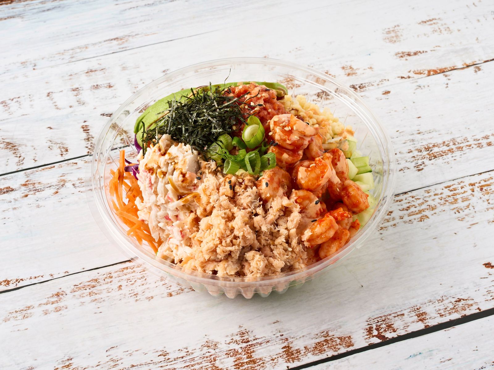 Order Combo Sushi Bowl food online from The Poke Shack store, Champaign on bringmethat.com