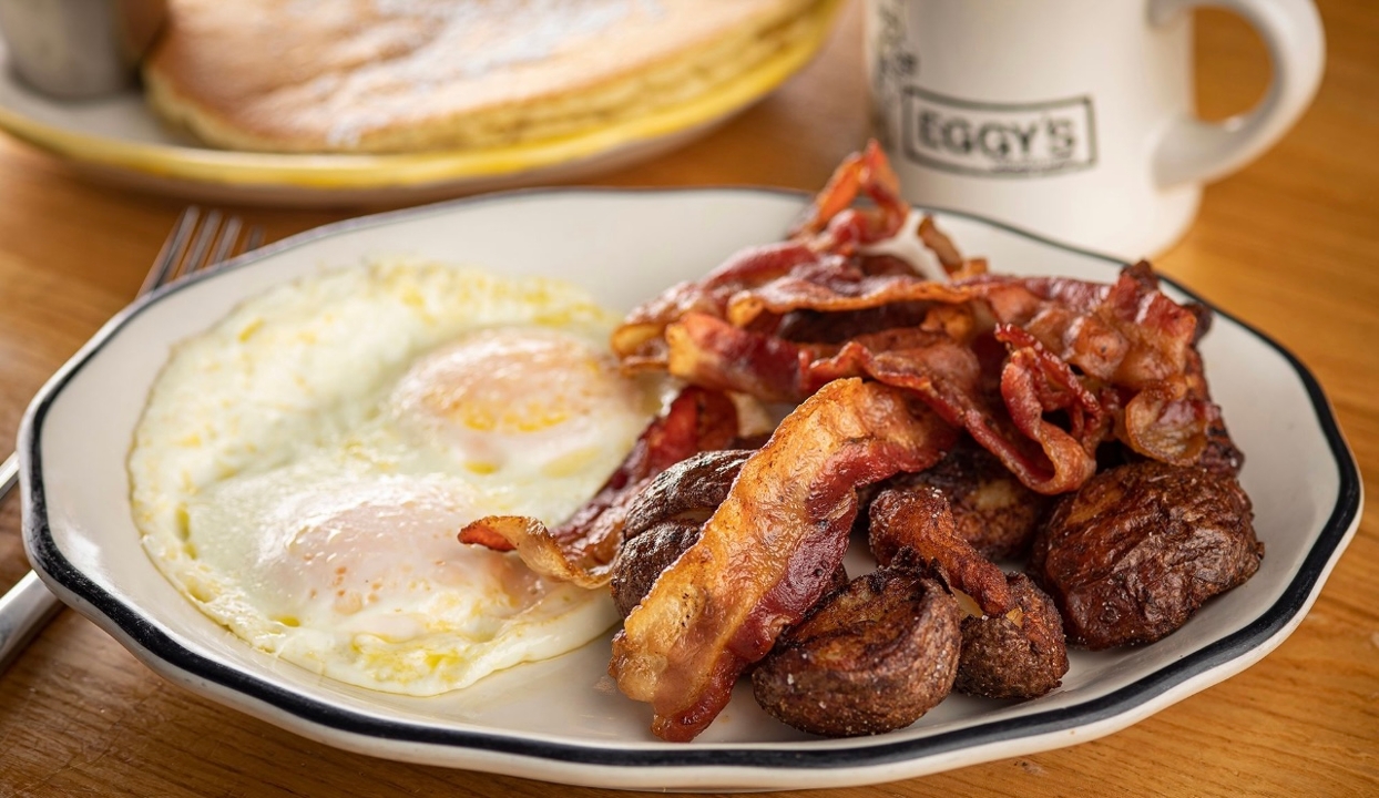 Order Two Eggs with Meat food online from Eggy Diner store, Minneapolis on bringmethat.com