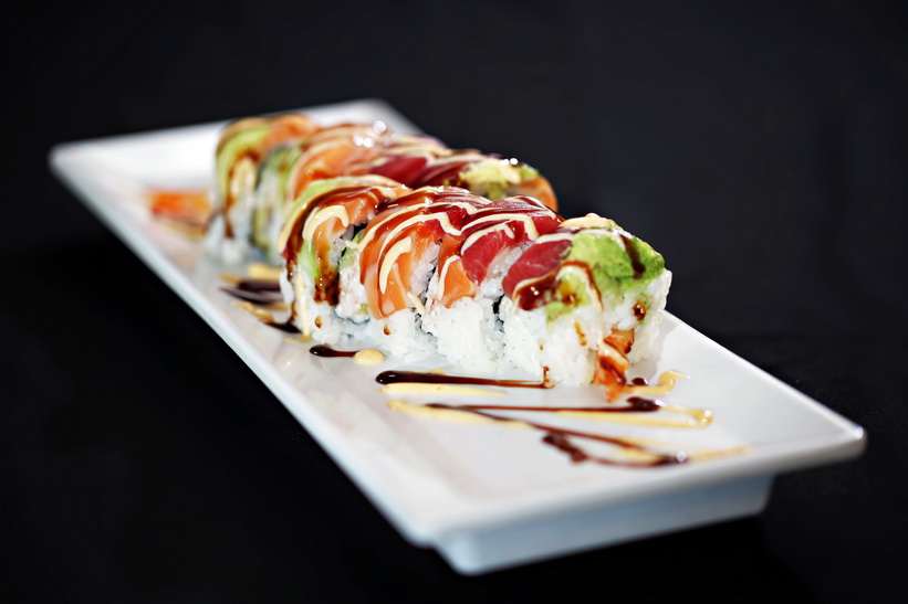 Order Tropical Roll food online from Hon Sushi store, Corona on bringmethat.com