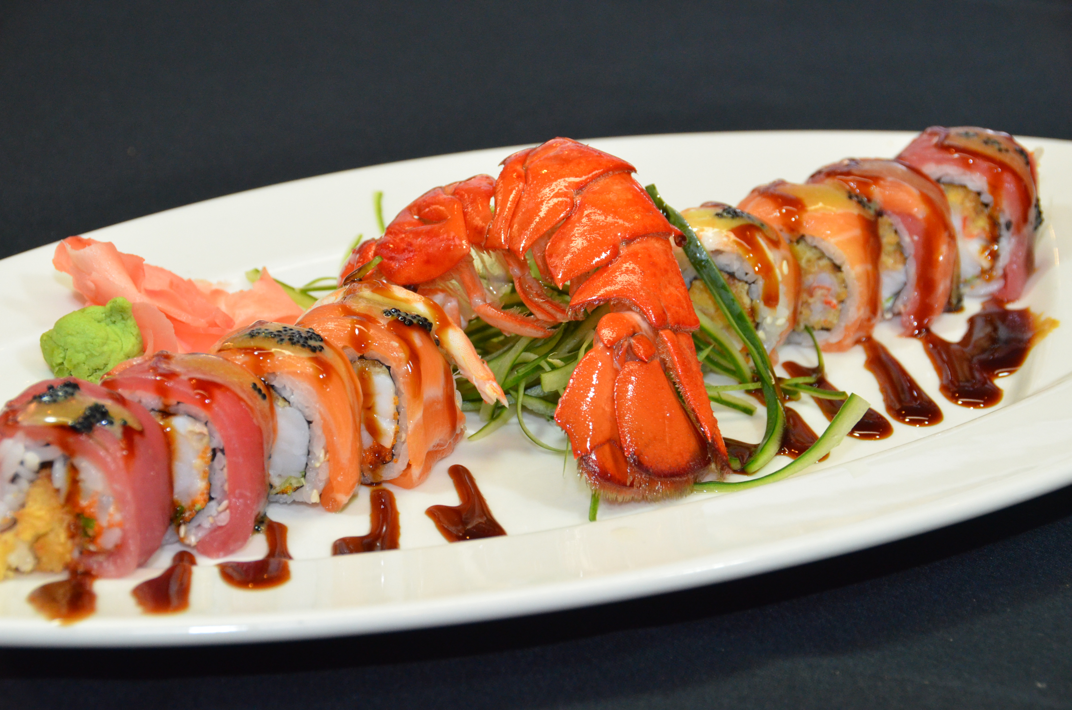Order King Triton Roll food online from Oriental Bistro & Grill store, Lawrence on bringmethat.com