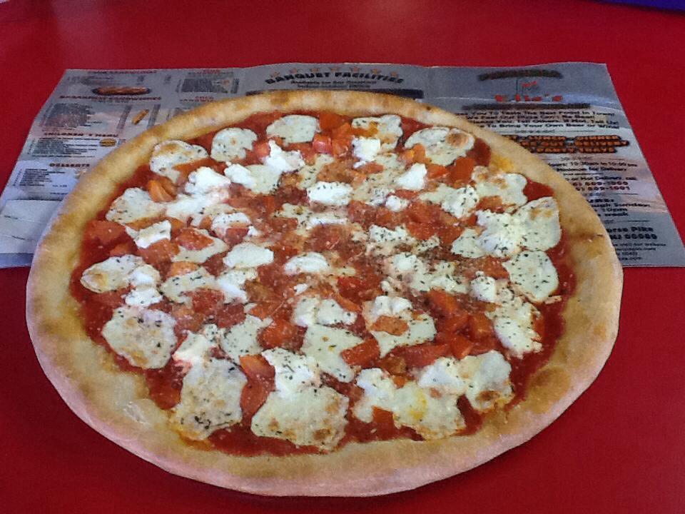Order Margherita Pizza food online from Elis Pizzeria store, Chesilhurst on bringmethat.com