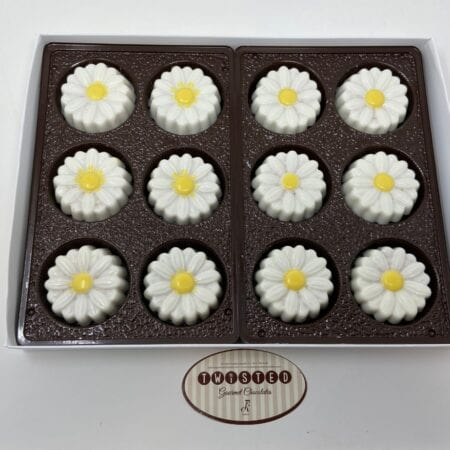 Order Daisy Chocolate Dipped Cookie Box food online from Twisted Gourmet Chocolates store, Passaic on bringmethat.com