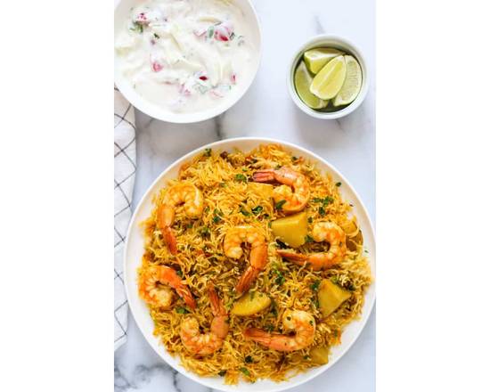 Order Shrimp Biriyani food online from Baisakhi Dhaba store, Danbury on bringmethat.com