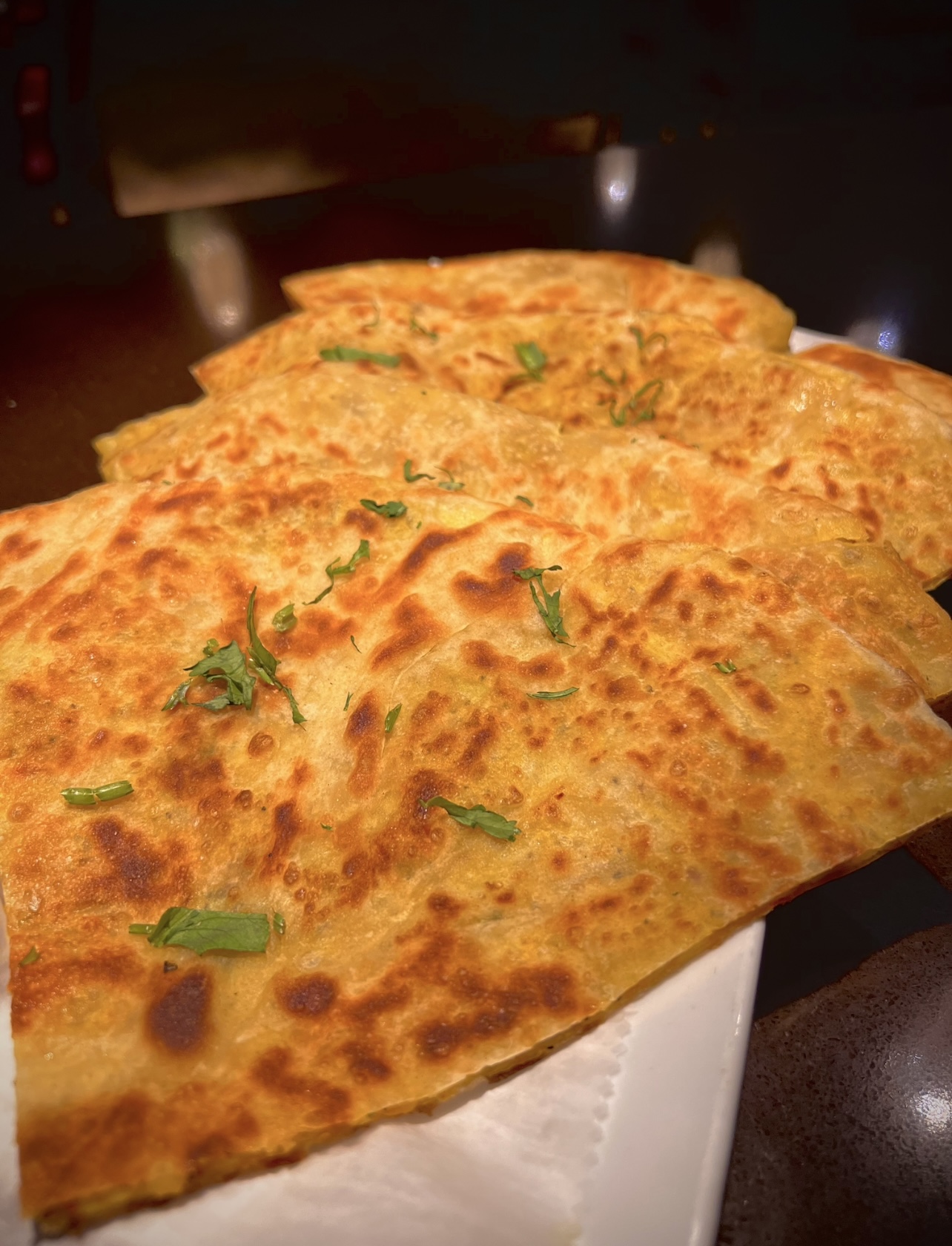 Order 23. Aloo Paratha food online from Nawab Pakistani-Indian Cuisine & Banquet Hall store, Yonkers on bringmethat.com