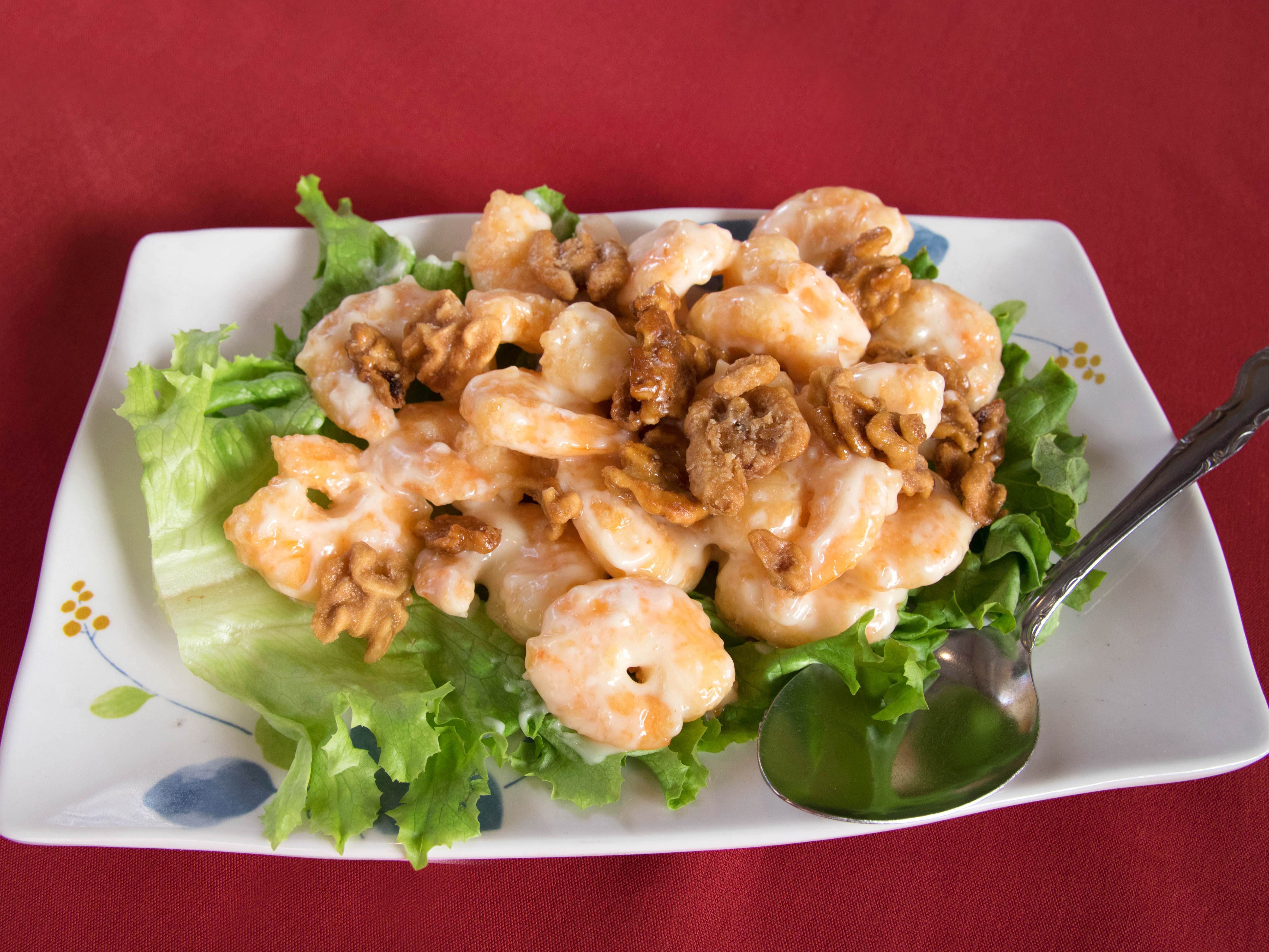 Order 109. Shrimp with Honey Walnut 合桃蝦 food online from Szechuan House store, San Diego on bringmethat.com