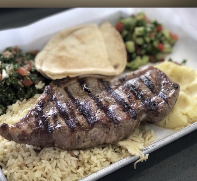 Order New York Steak Plate food online from Chop Shop Butcher & Grill store, Los Angeles on bringmethat.com