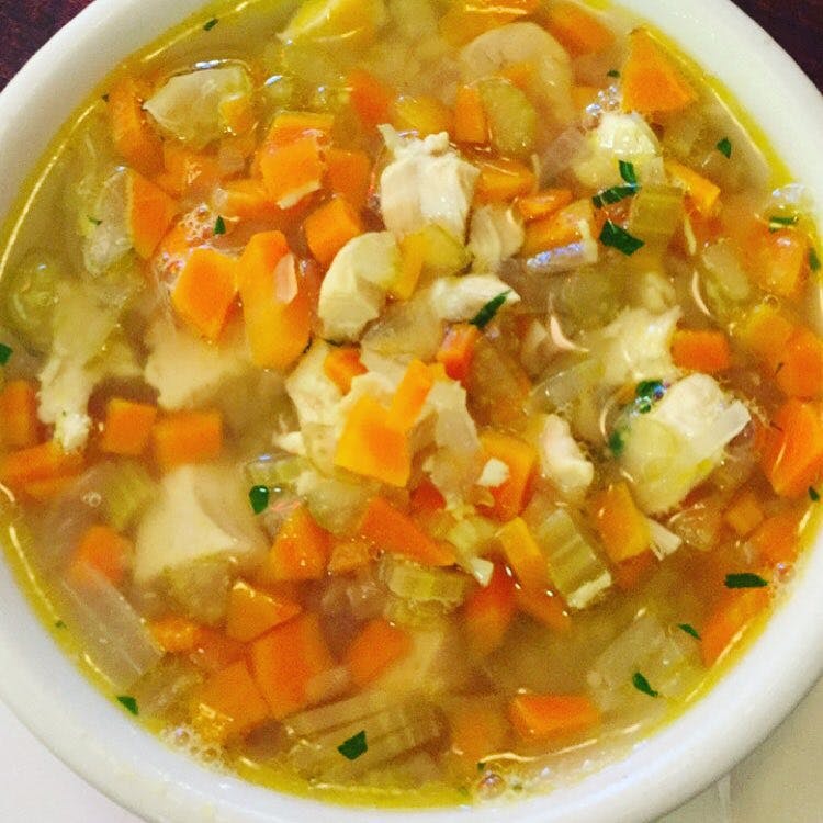 Order Chicken Noodle Soup - 16 oz. food online from Giuseppes Trattoria store, Chester on bringmethat.com