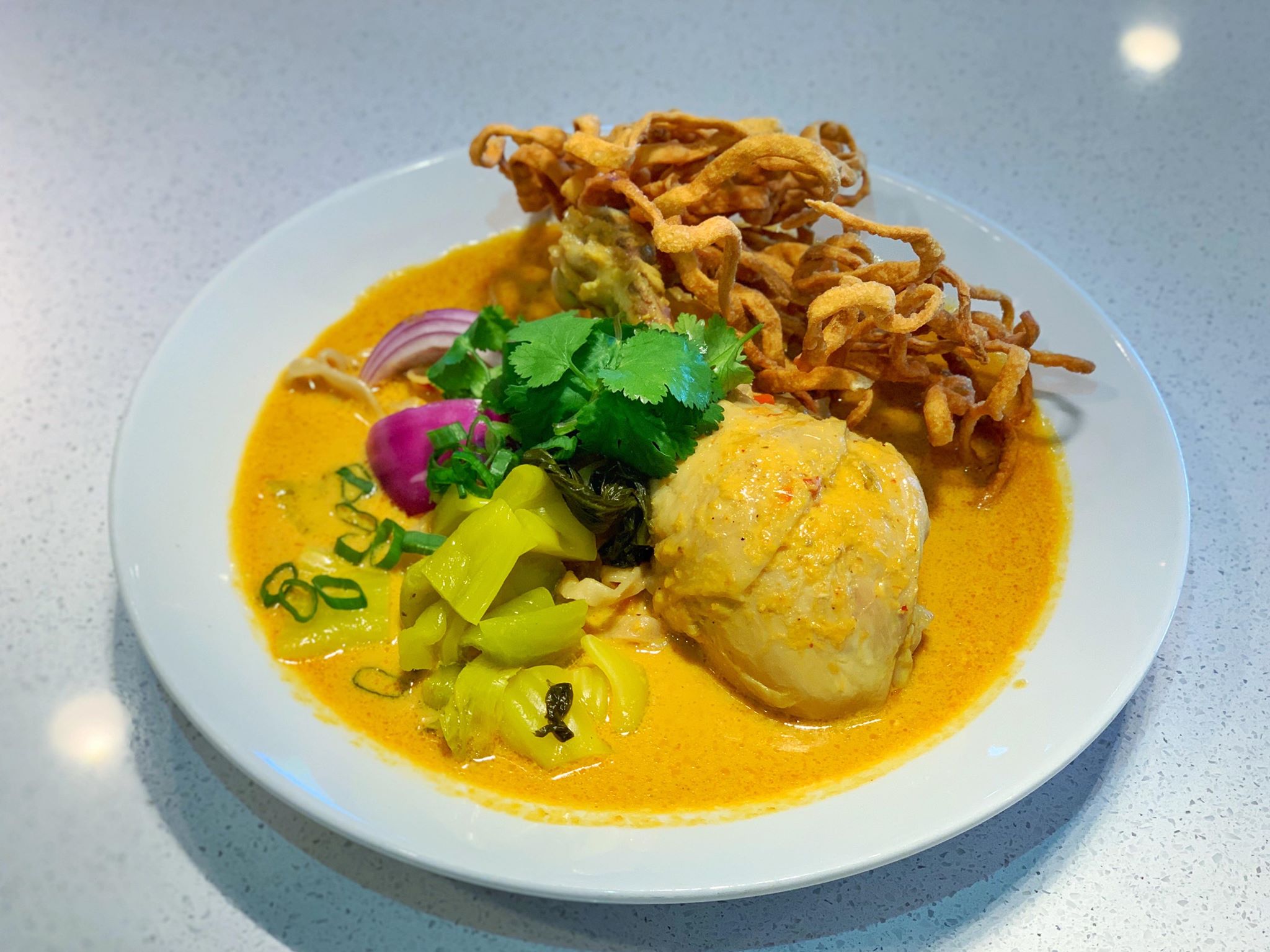 Order Khao Soi food online from Sawaddee Thai Restaurant store, Las Vegas on bringmethat.com