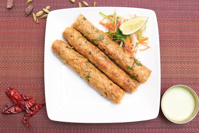 Order Chicken Seekh Kebab food online from Basil Indian and Thai Grill store, Montclair on bringmethat.com