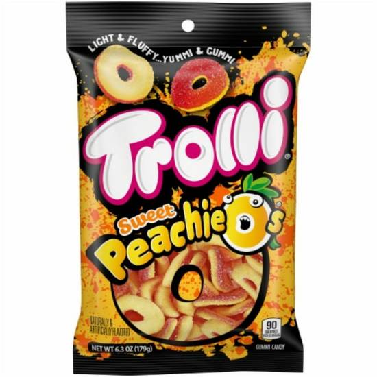Order Trolli - Sweet Peachie O's food online from IV Deli Mart store, Goleta on bringmethat.com