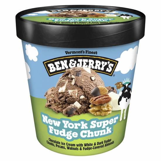 Order Ben & Jerry's Ice Cream - New York Super Fudge Chunk food online from IV Deli Mart store, Goleta on bringmethat.com