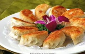 Order 6. Fried or Steamed Dumplings (6) food online from Best Garden store, Douglaston on bringmethat.com