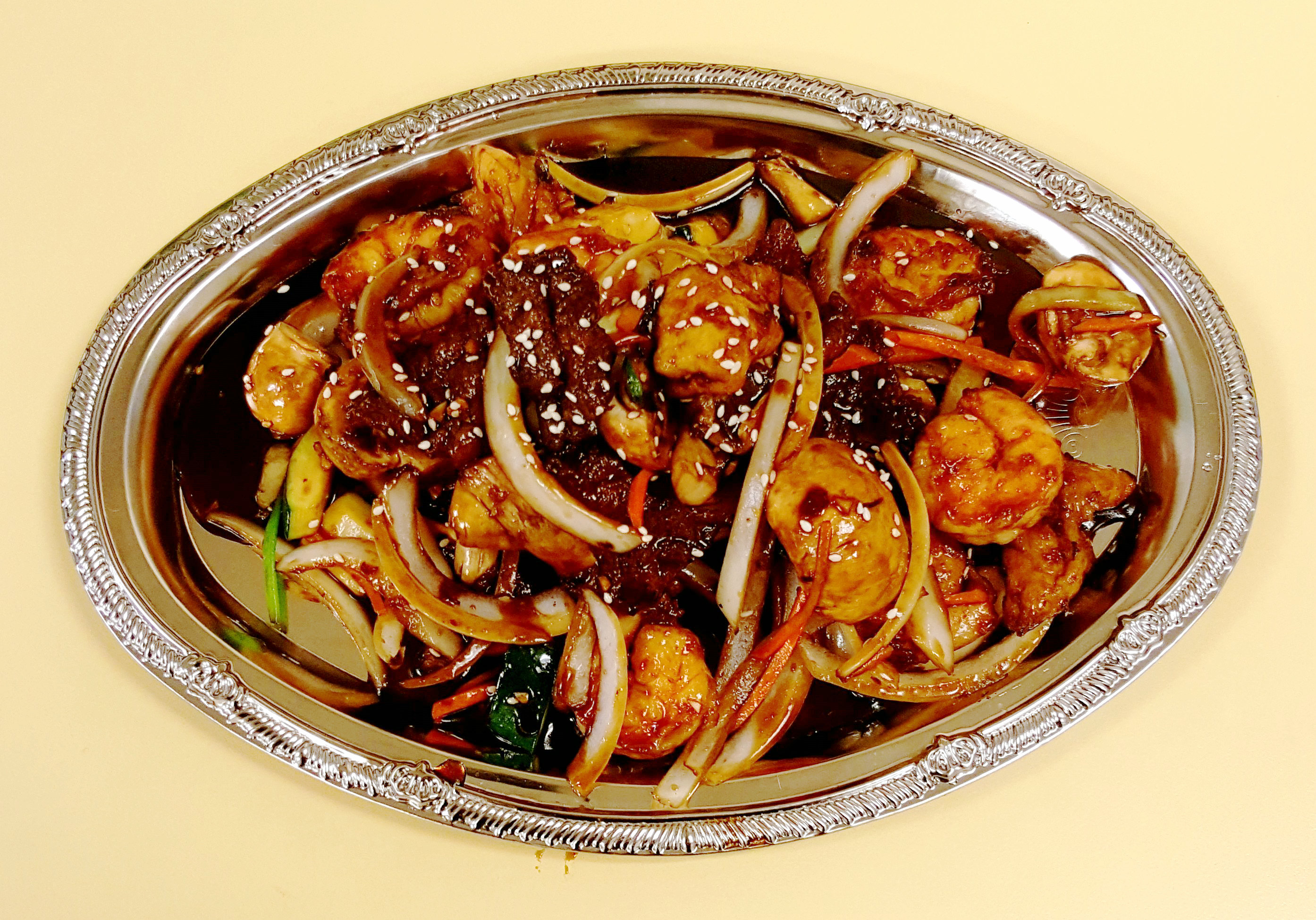 Order H14. Teriyaki Triple food online from China Taste store, Duluth on bringmethat.com