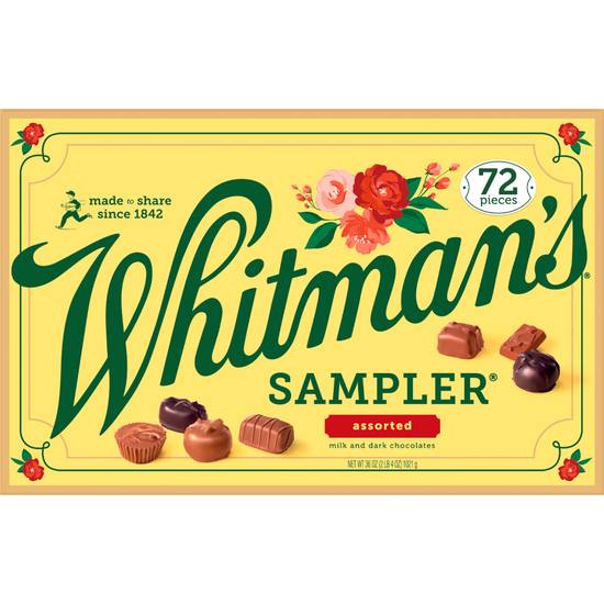 Order Whitman's Assorted WOW Sampler Box, 36oz - 72 ct food online from Rite Aid store, LEHIGHTON on bringmethat.com