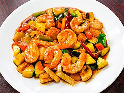 Order Kung Pao Shrimp food online from Hong KONG Express store, Chicago on bringmethat.com