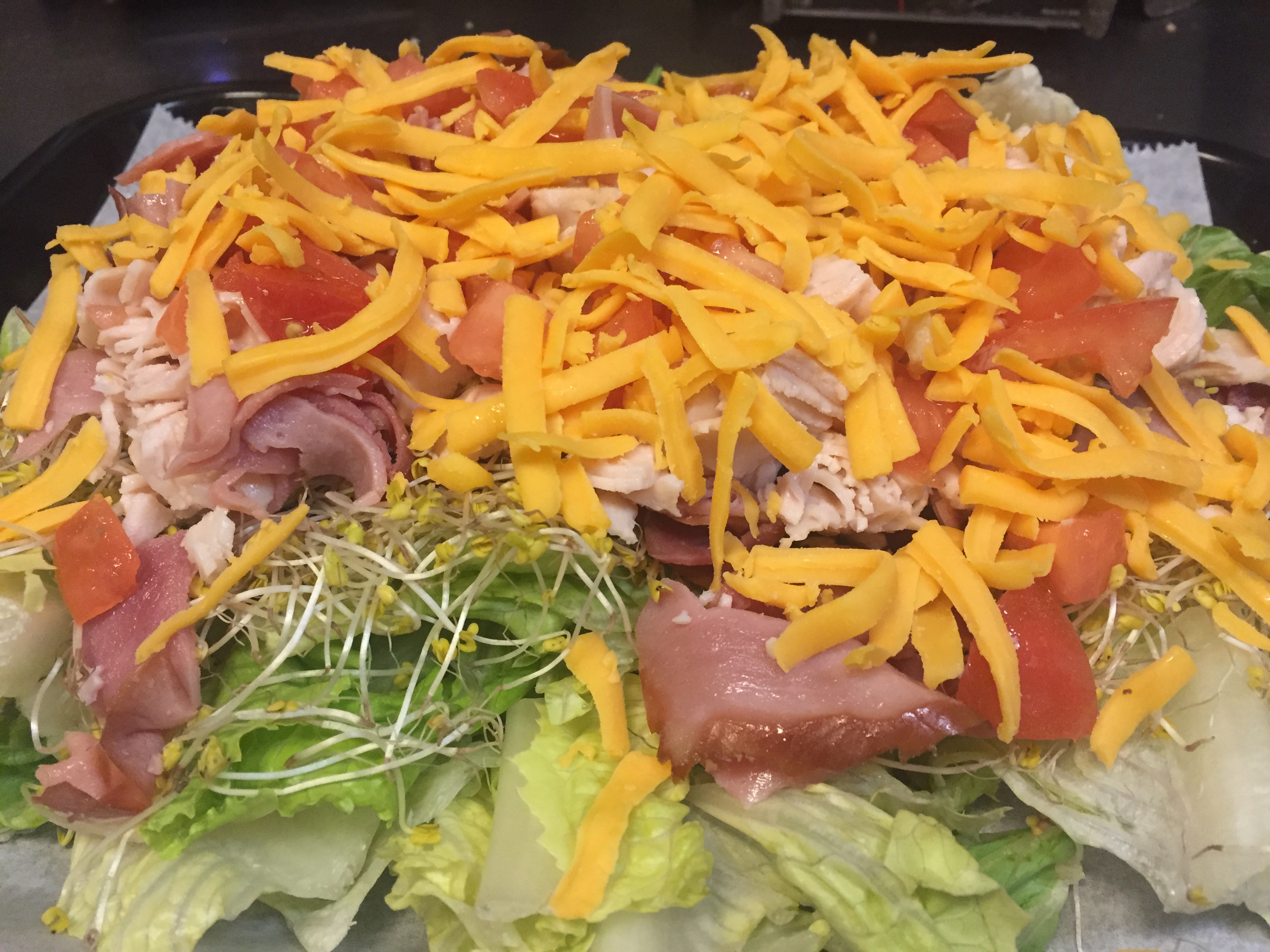 Order Chef Salad food online from Bison Witches Bar & Deli store, Norman on bringmethat.com