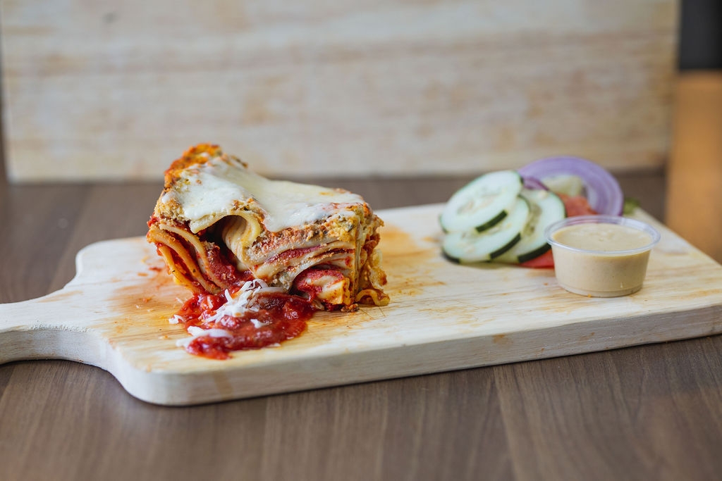 Order Lasagna food online from Milk And Honey Bistro store, Pikesville on bringmethat.com