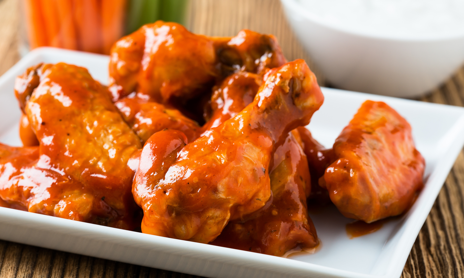 Order Spicy Baked Buffalo Wings food online from Milan Pizzeria store, Royal Oak on bringmethat.com