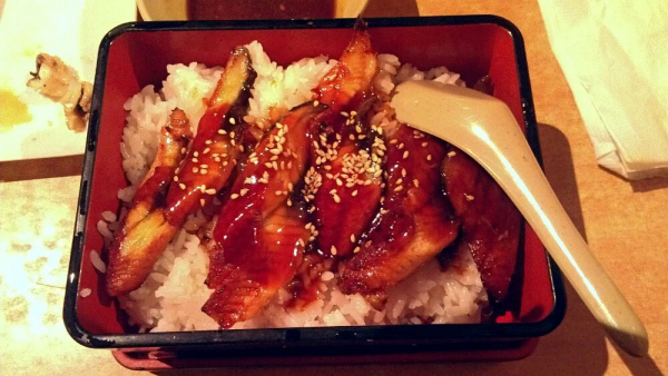 Order 4. Unagi Donburi food online from Sushi House store, San Bruno on bringmethat.com