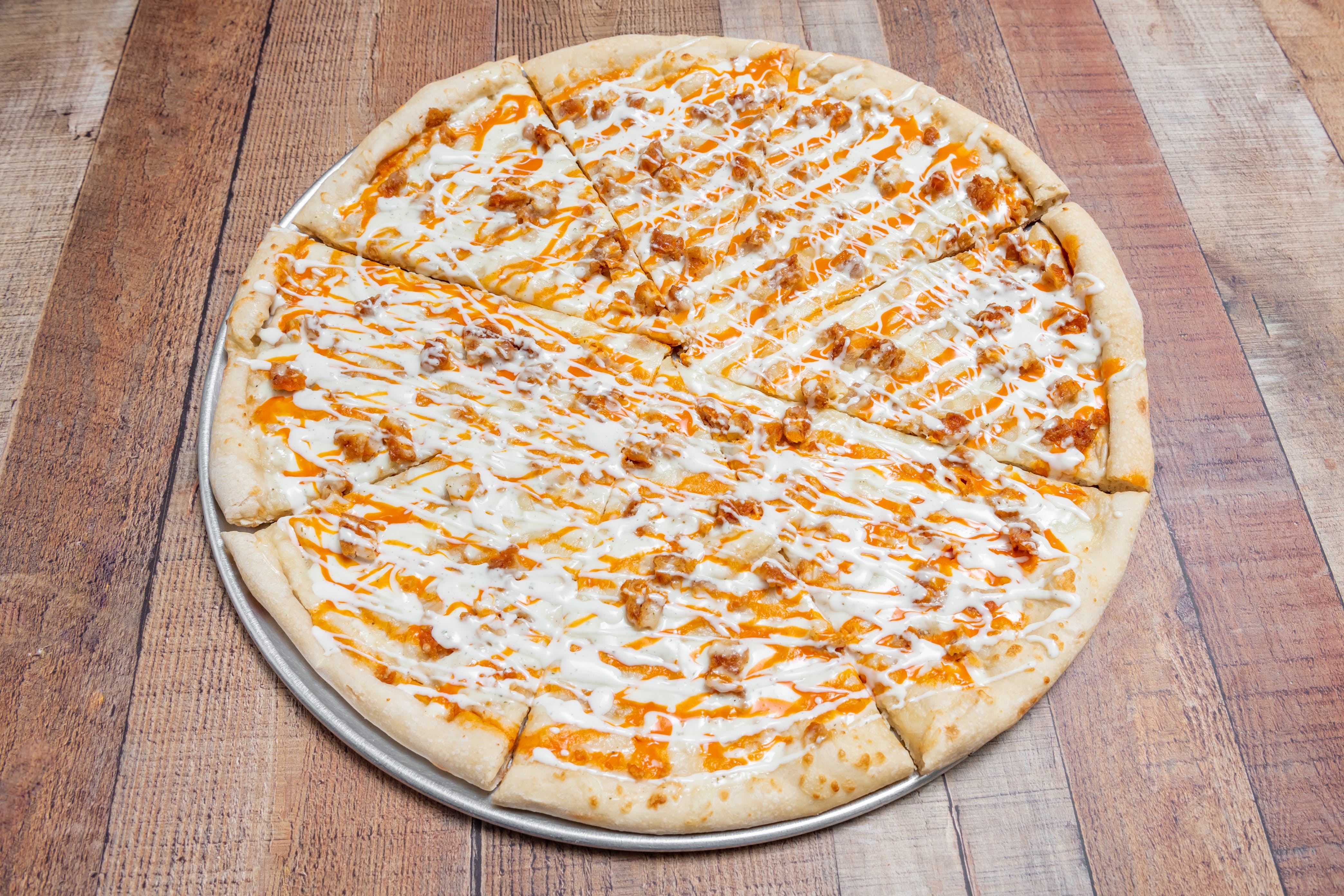 Order Stuffed Buffalo Chicken Pizza Slice - Slice food online from Ray #1 Pizza store, Whitehall on bringmethat.com
