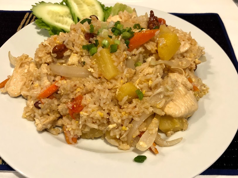 Order Pineapple Fried Rice food online from Amarin Thai Cuisine store, Lafayette on bringmethat.com
