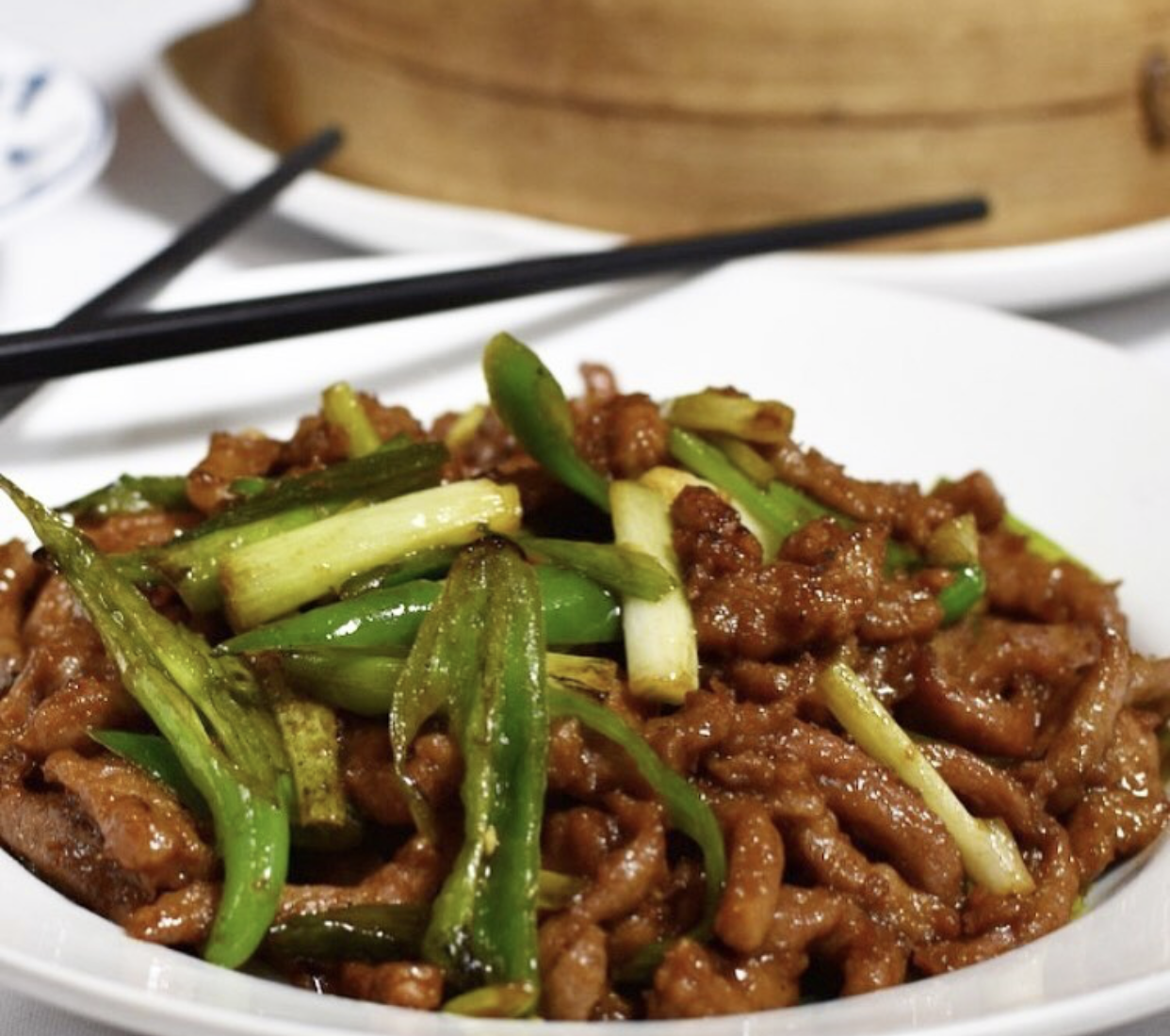 Order Shredded Beef with Chili Pepper food online from Tri Dim Shanghai store, New York on bringmethat.com