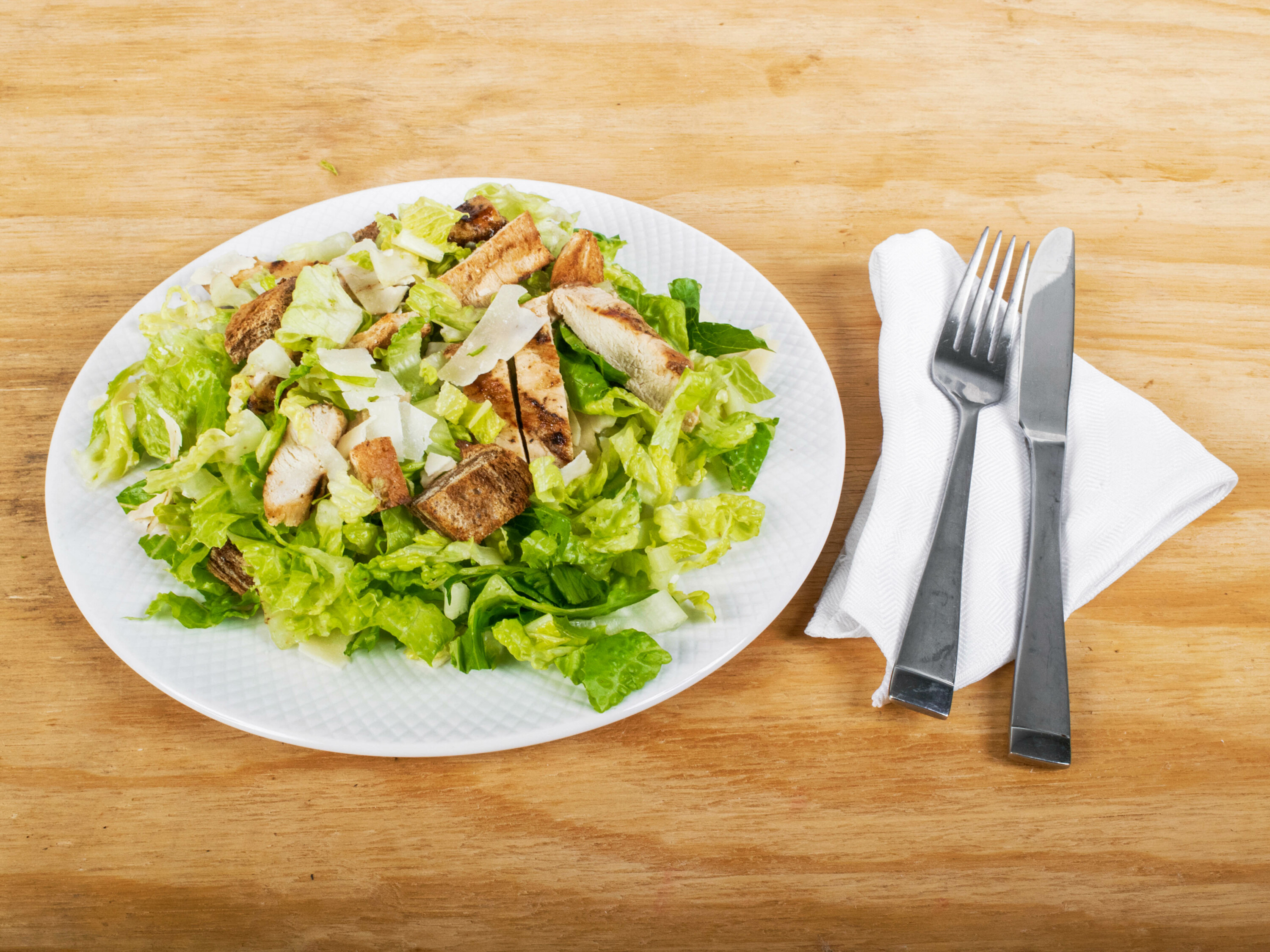 Order Chicken Ceasar Salad food online from Zen Cafe store, Albany on bringmethat.com