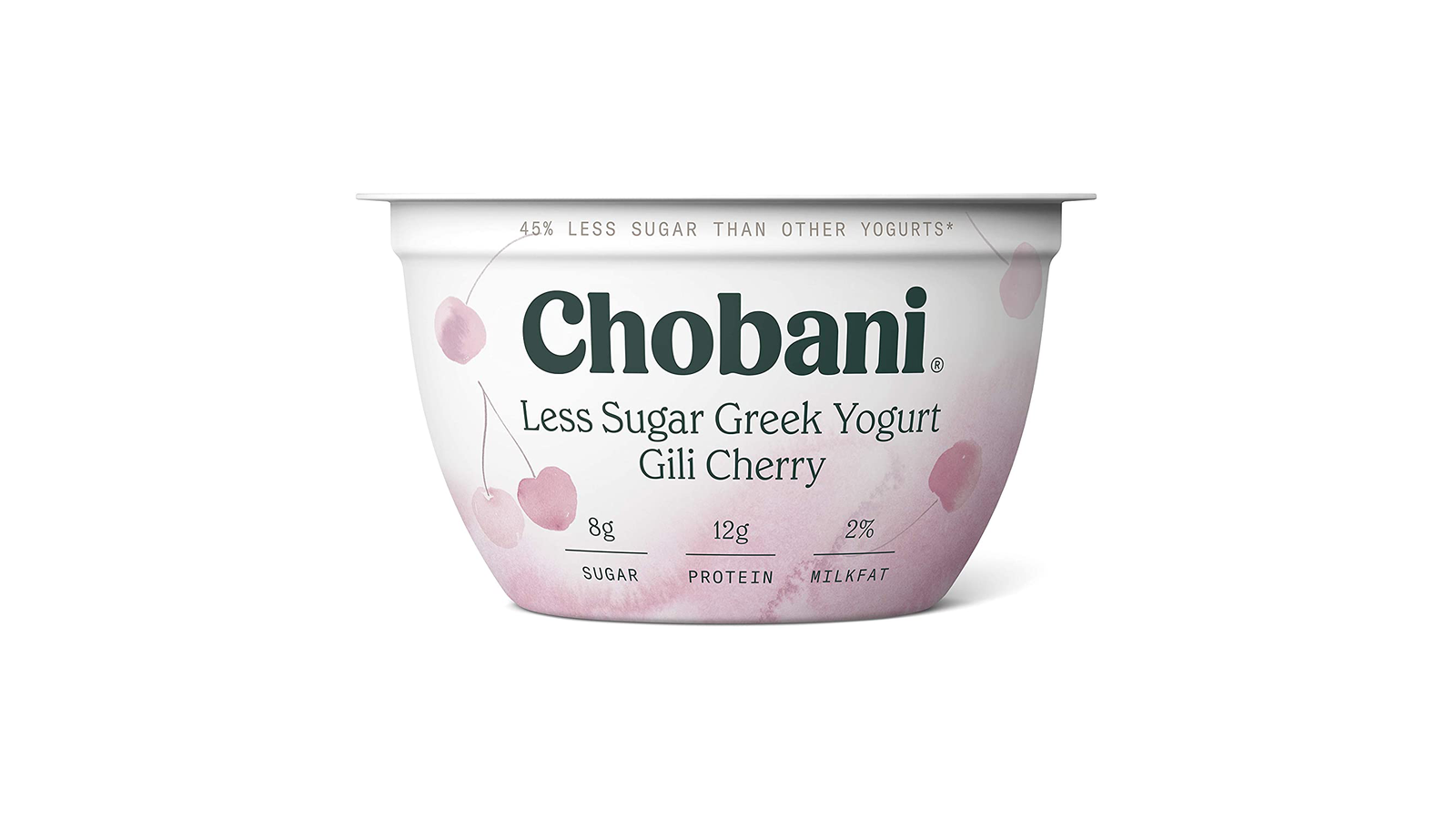 Order Chobani Less Sugar Greek Yogurt, Gili Cherry 5.3oz food online from Lula Convenience Store store, Evesham on bringmethat.com