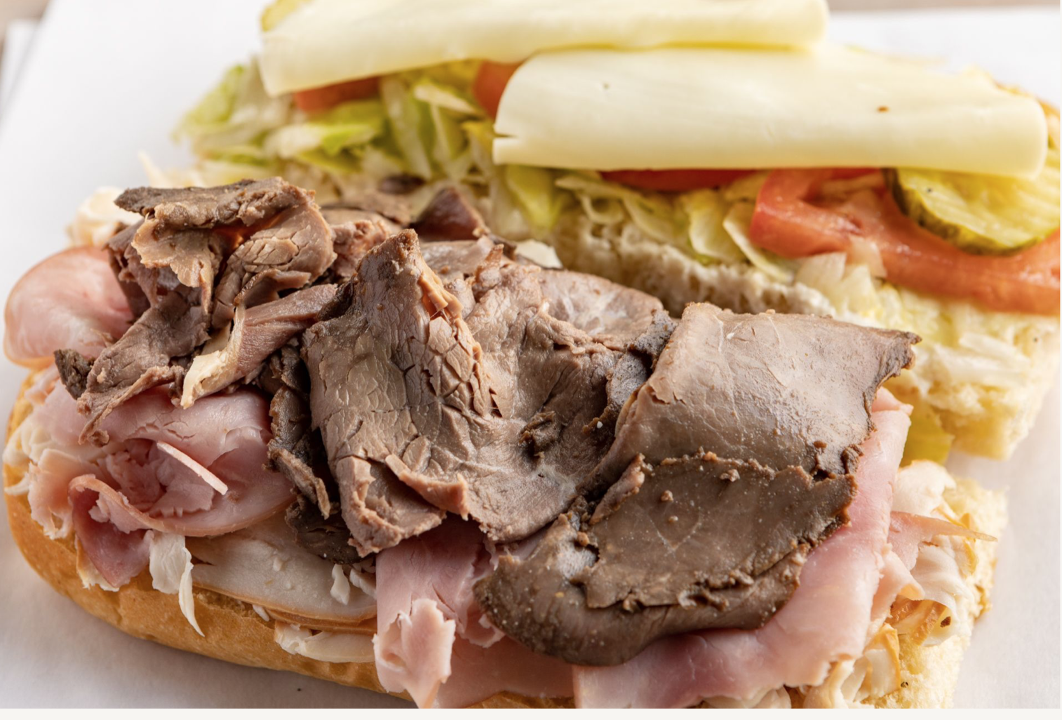 Order #9 Turkey, Ham, & Roast Beef Sub food online from Head West Subs store, Springfield on bringmethat.com