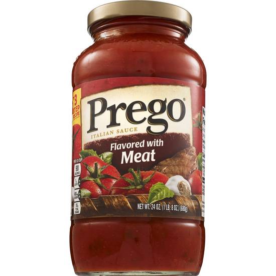 Order Prego Italian Sauce Flavored with Meat food online from CVS store, Tulsa on bringmethat.com