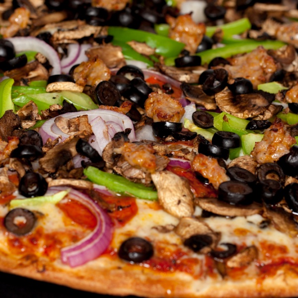 Order Village Special Pizza food online from Riviera Village Pizza store, Redondo Beach on bringmethat.com