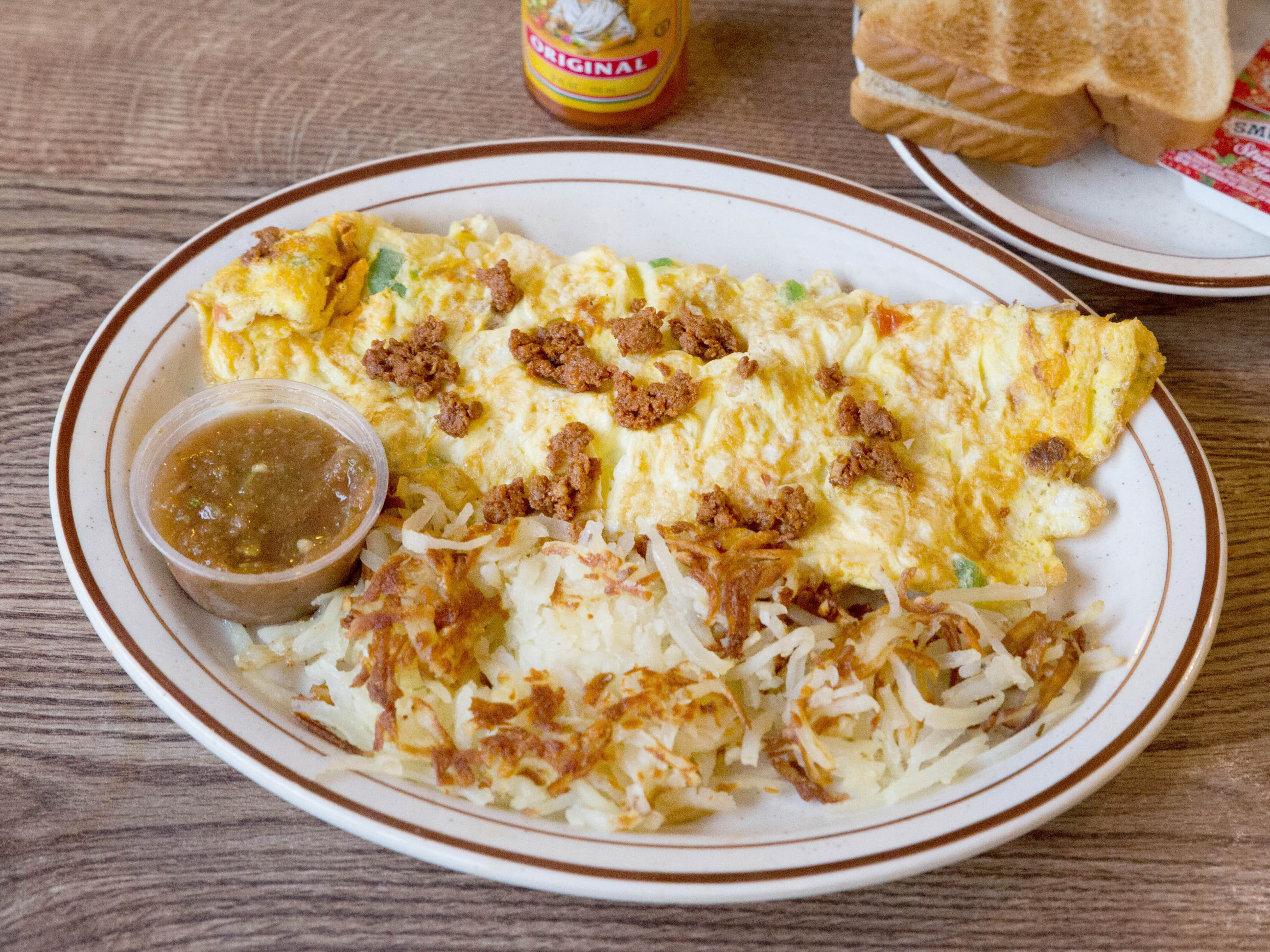 Order Mexican Omelette food online from Salonica Restaurant store, Chicago on bringmethat.com