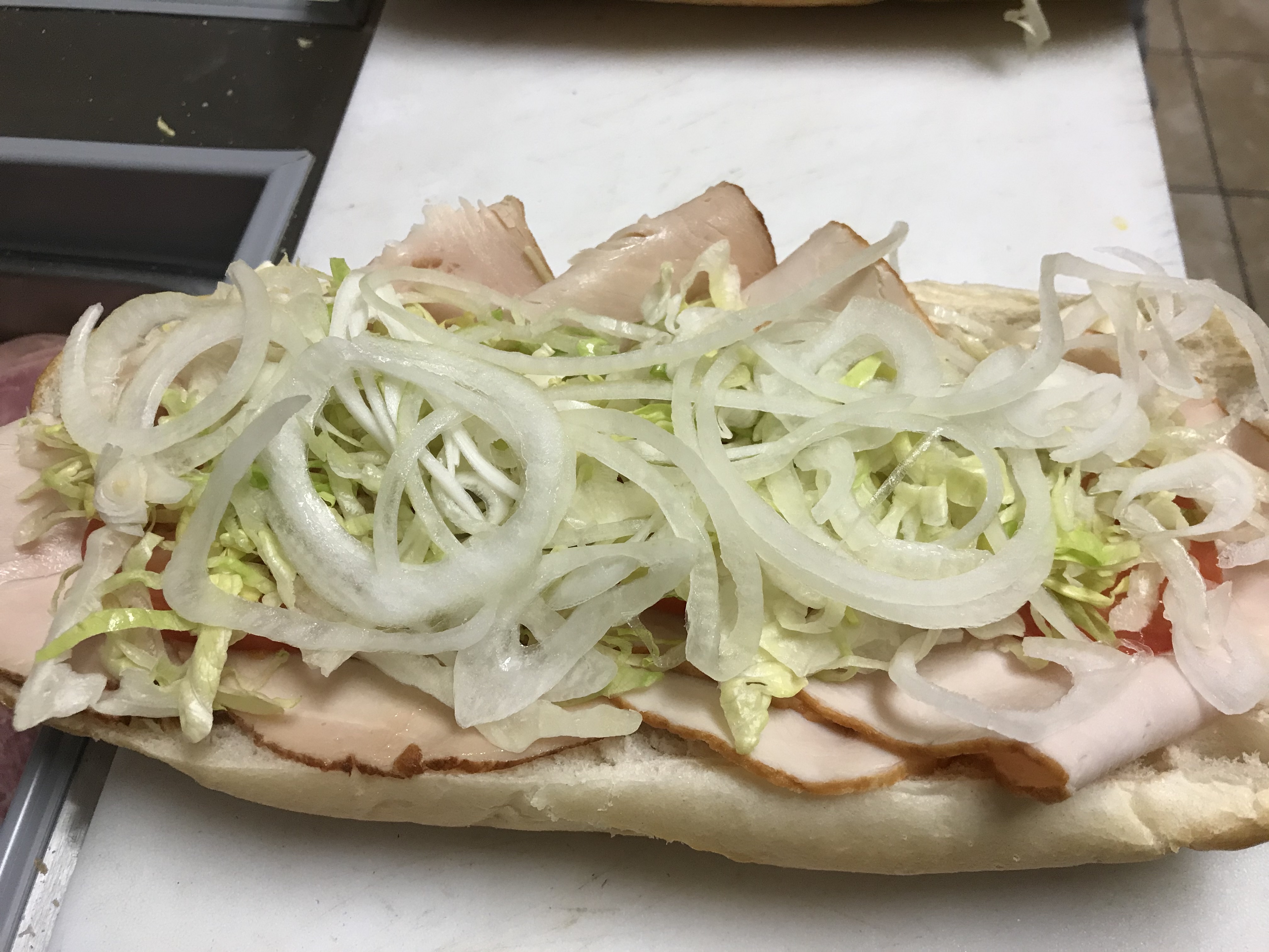 Order Turkey Hoagie with Cheese food online from Sal Vito Pizza at Ritz store, Voorhees on bringmethat.com