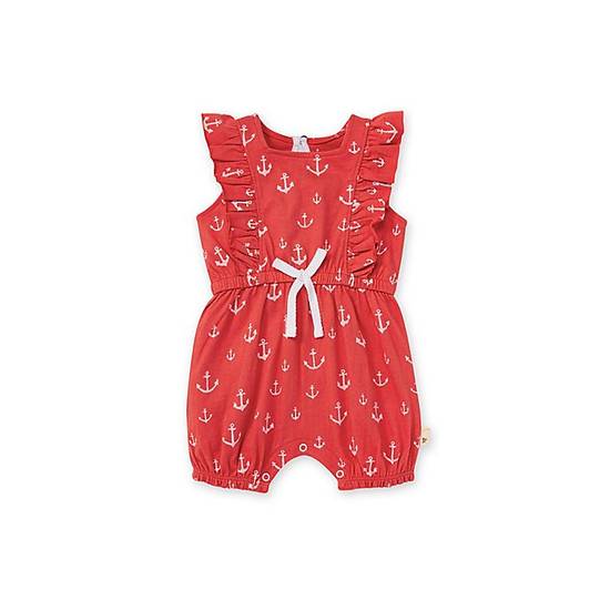 Order Burt's Bees Baby® Size 12M Anchors Aweigh Organic Cotton Bubble Romper in Red food online from Bed Bath & Beyond store, Lancaster on bringmethat.com
