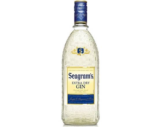 Order Seagram's Extra Dry, 750mL gin (40.0% ABV) food online from Luckys Liquor store, Los Angeles on bringmethat.com